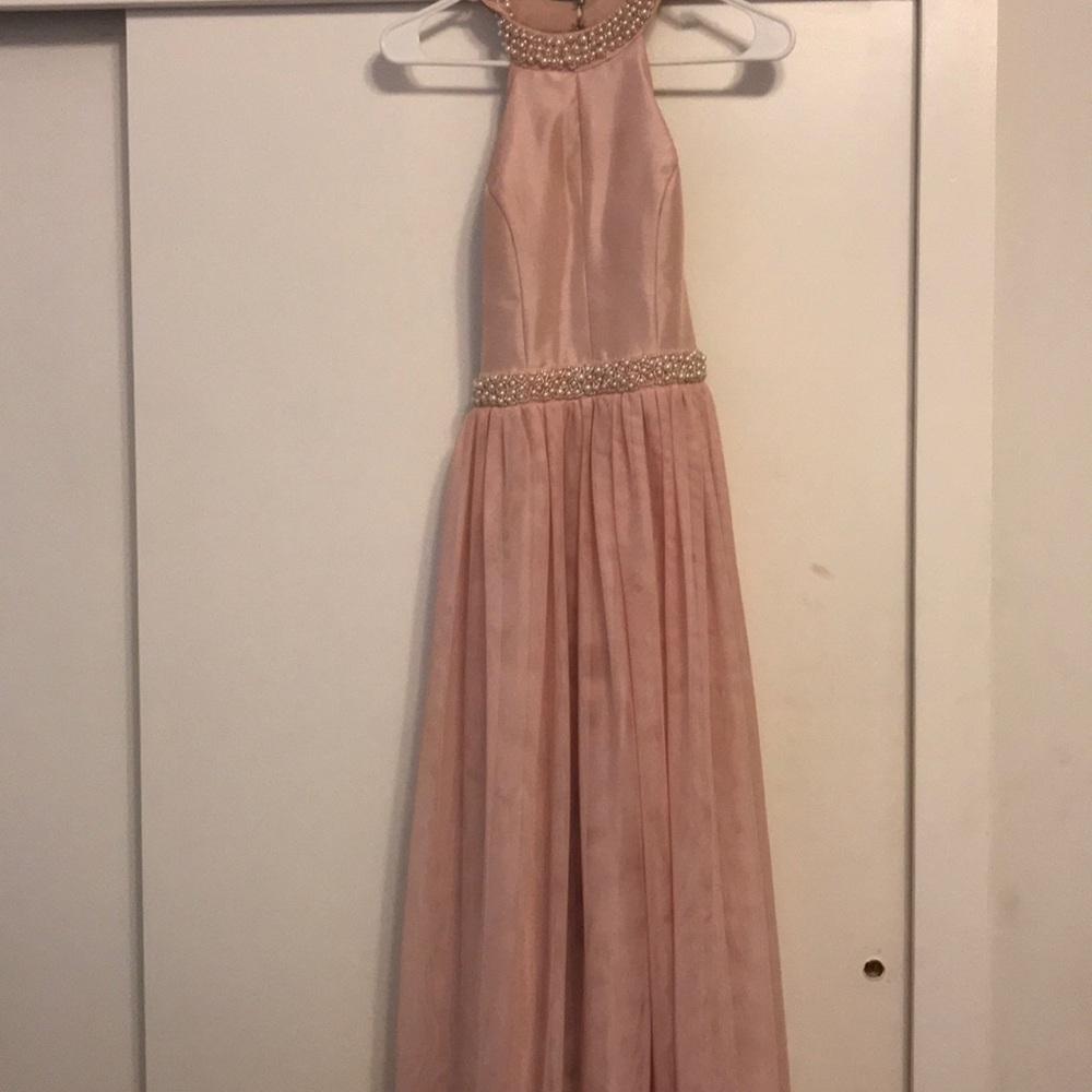 Pink prom dress